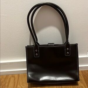 Elegant Black Tote Bag